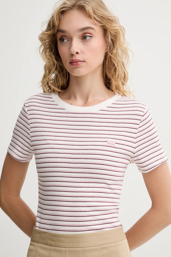 Levi's t-shirt bawełniany biały 000KK.0014