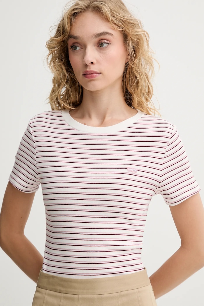 Levi's t-shirt bawełniany biały 000KK.0014