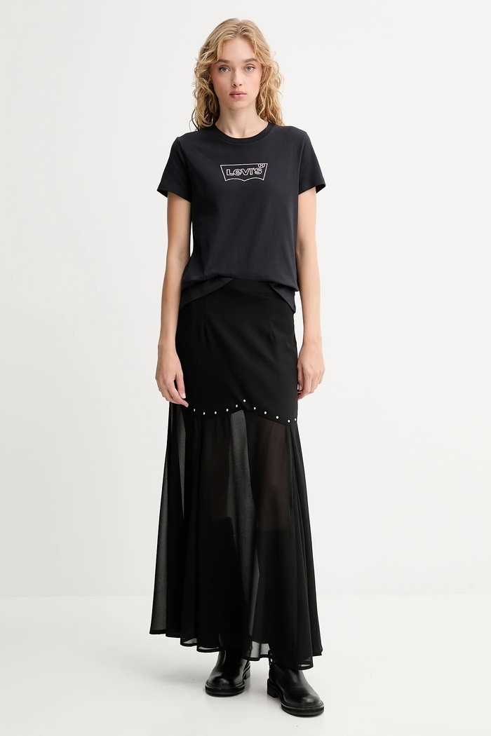 Bavlnené tričko Levi's 17369.3272 čierna AW25