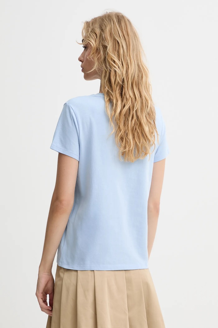 Oblečenie Bavlnené tričko Levi's 39185.0398 modrá