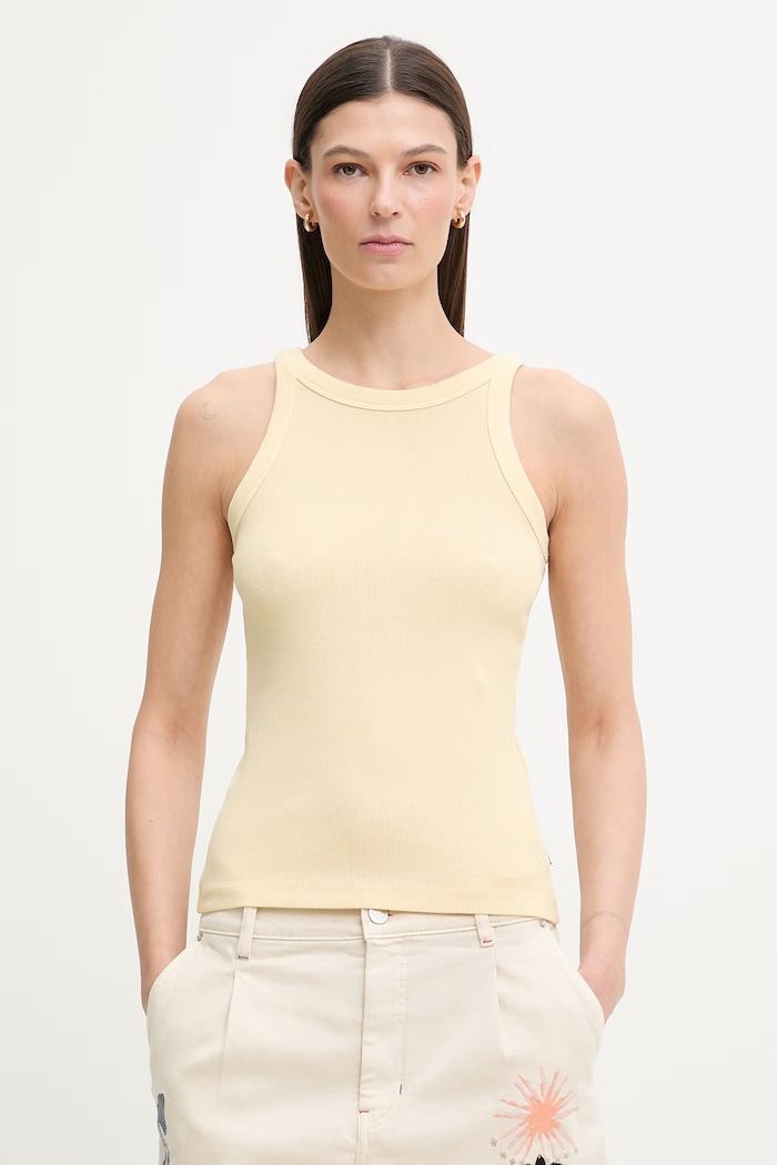 Levi's dámska bavlnená ESSENTIAL RACER žltá A3381