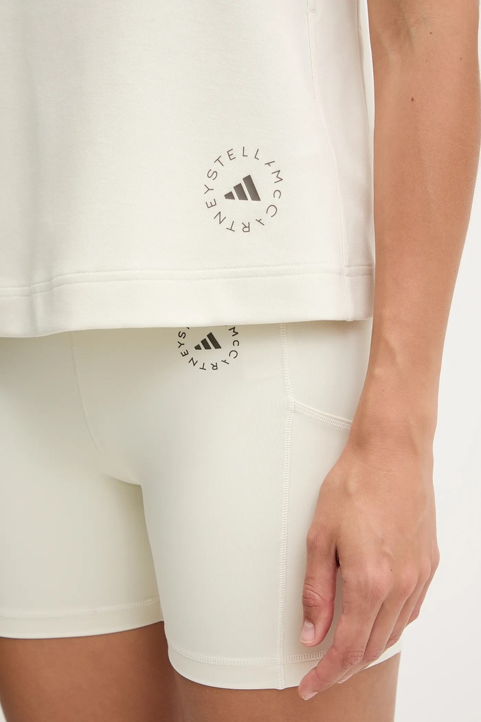 adidas by Stella McCartney top treningowy beżowy JW4479