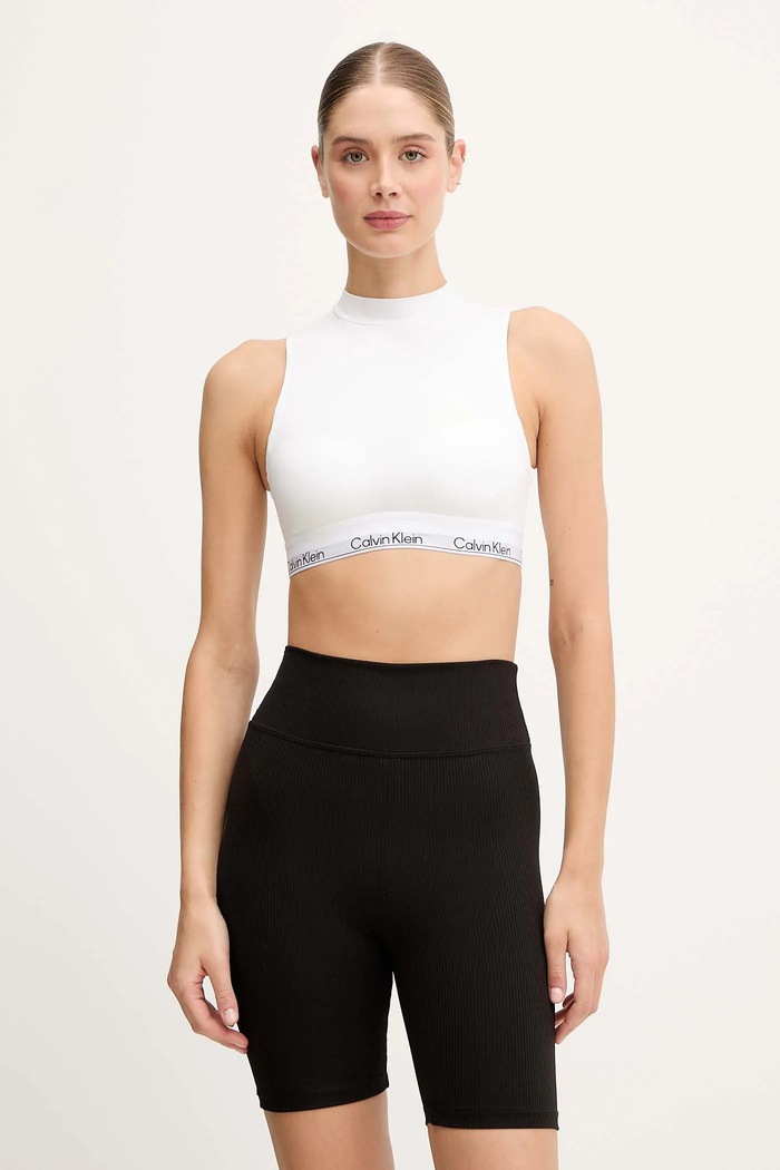 Calvin Klein Underwear top LV00QF8383 alb AW25