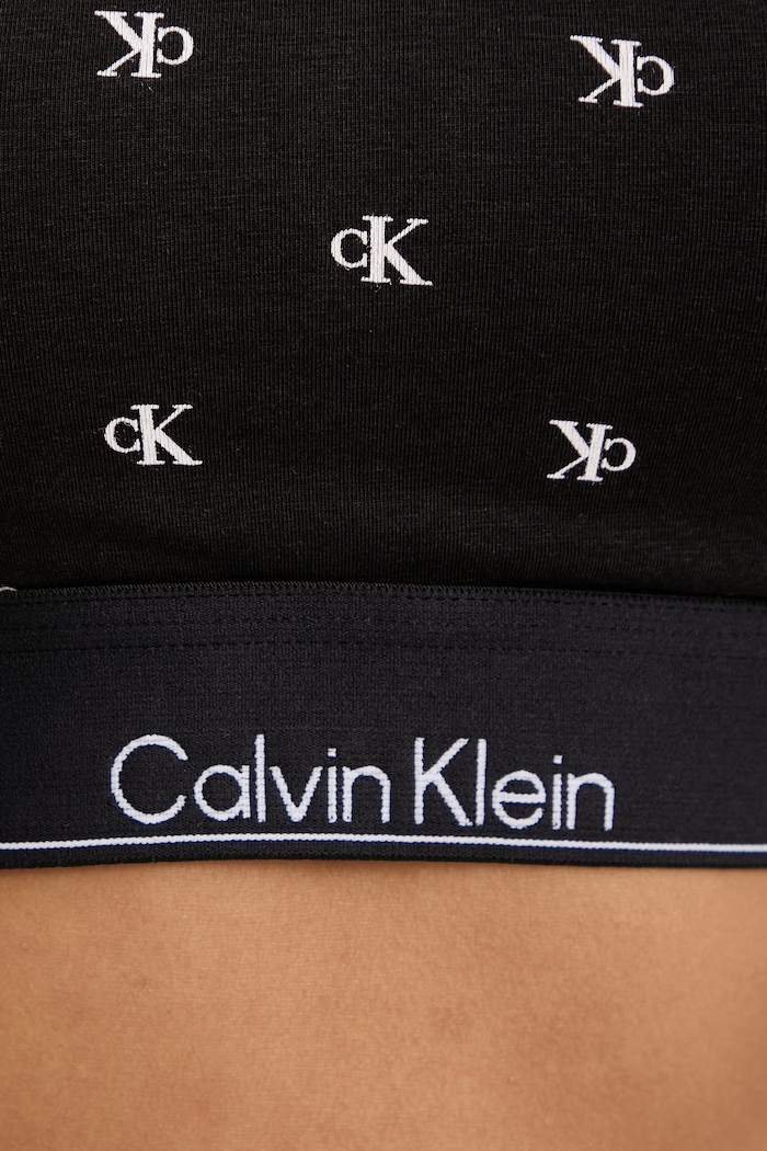 Calvin Klein Underwear top dámsky bavlnený čierna LV00QF8495