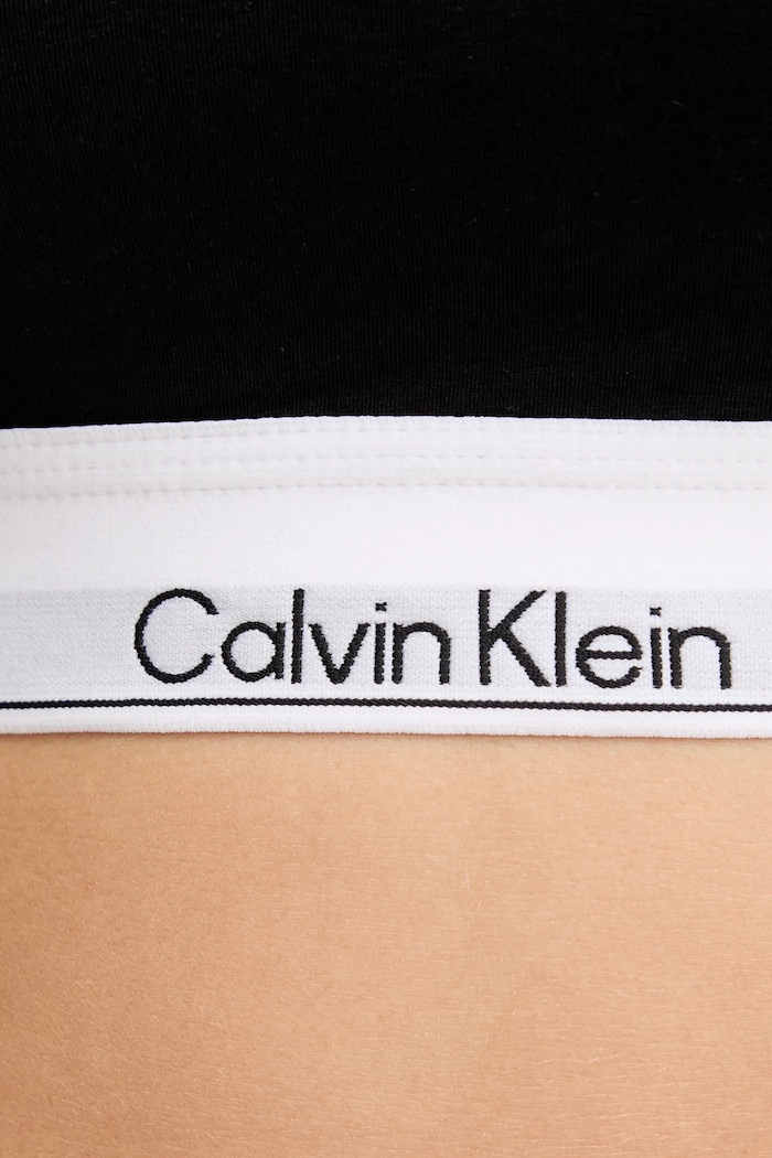 Calvin Klein Underwear top pentru femei, din bumbac LV00QF8495 negru