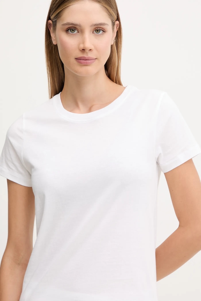 Odzież Calvin Klein Underwear T-shirt bawełniany 3-pack LV00QS7485 biały