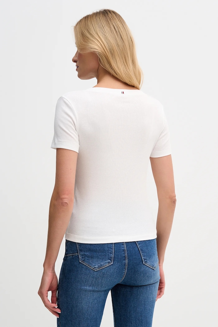 Îmbrăcăminte Tommy Hilfiger tricou UW0UW06067 alb