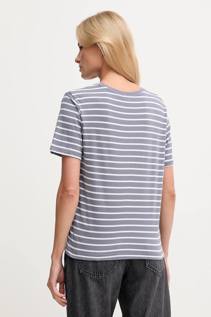 Pepe Jeans t-shirt bawełniany PL5000032 niebieski AW25