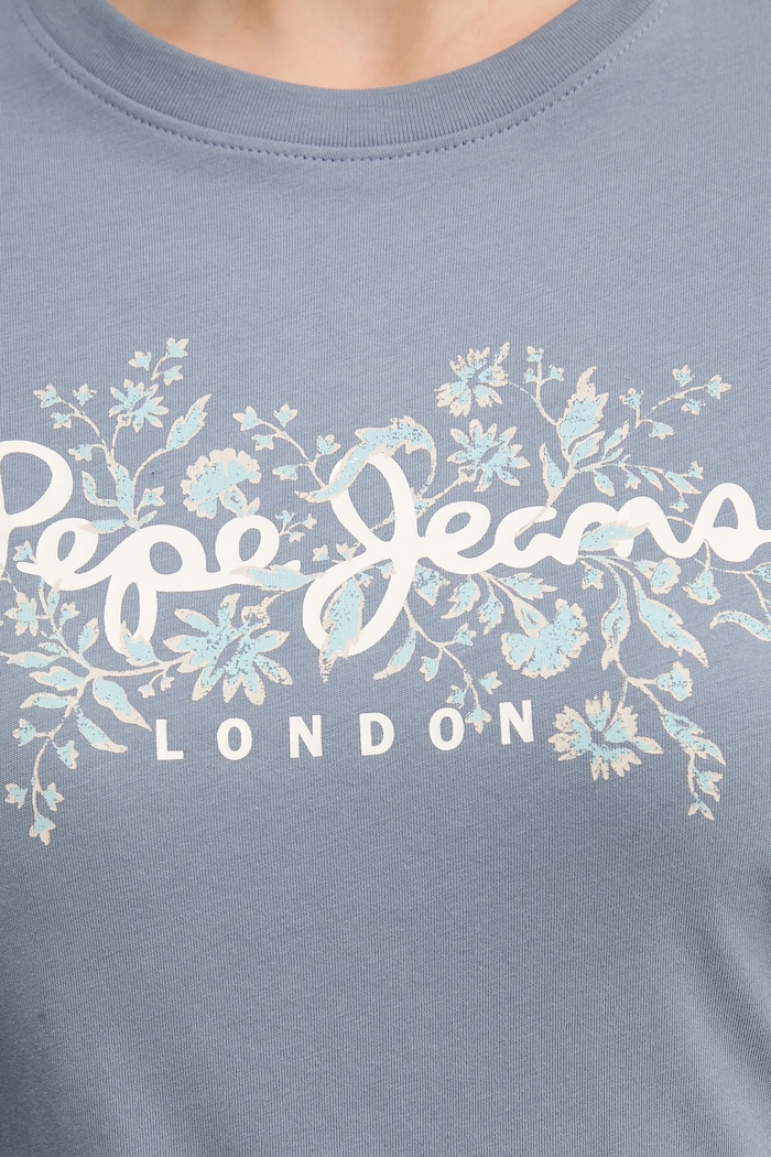 Pepe Jeans tricou din bumbac PL5000049 albastru