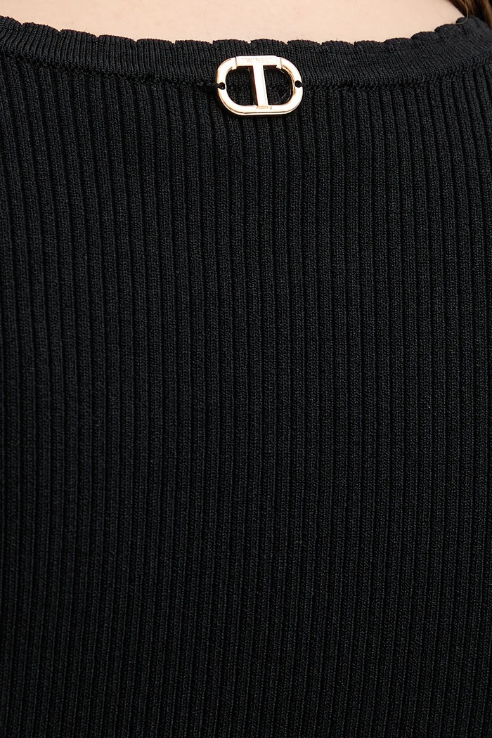 Top Twinset 252TP3350 černá