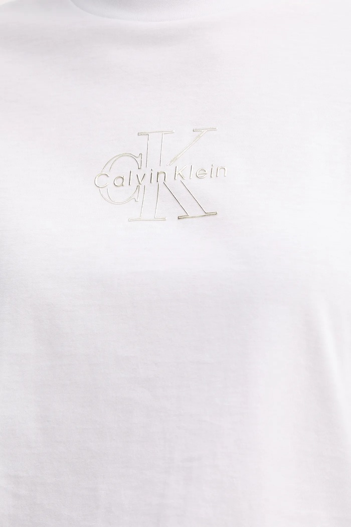 Calvin Klein Jeans tričko dámske bavlnené LV047D873G biela