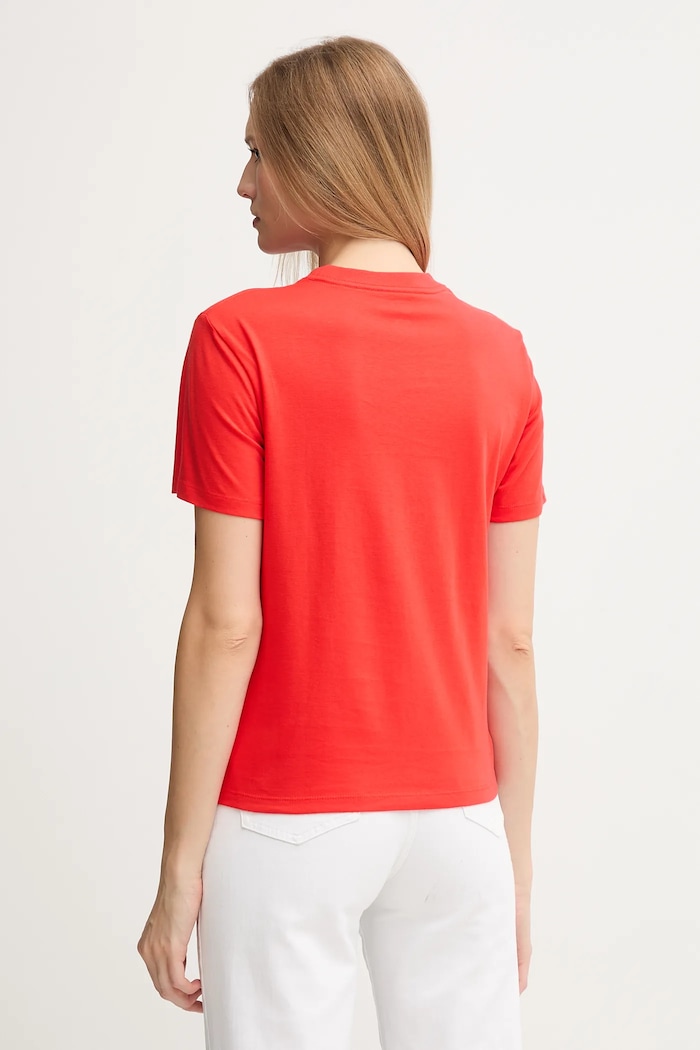 Oblačila Calvin Klein Jeans Bombažna kratka majica Calvin Klein Jeans LV047D874G rdeča