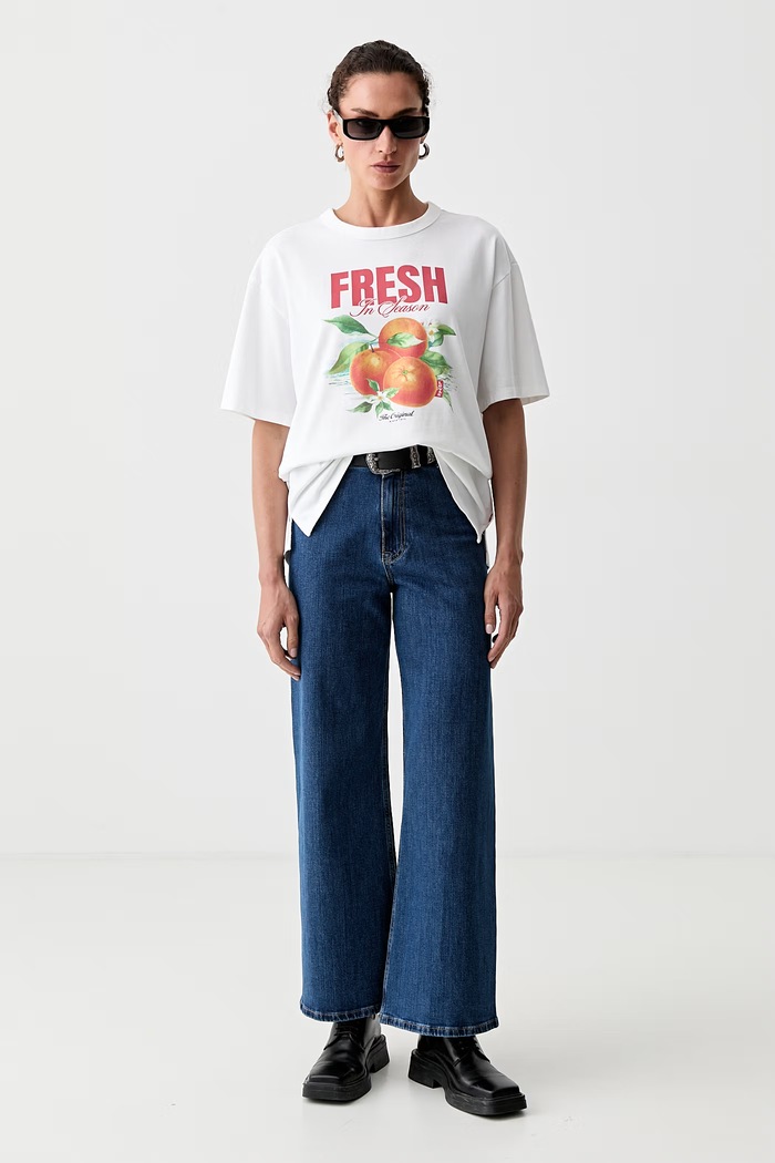 Levi's tričko dámské bavlněné GR TABOR 001MX bílá SS26