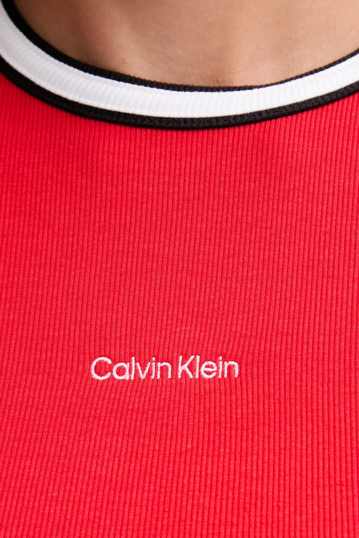Tričko Calvin Klein Jeans LV047D201G červená