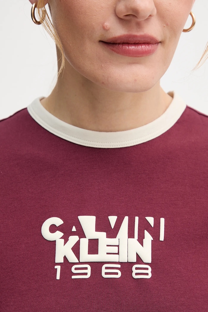 Calvin Klein Jeans t-shirt LV047D208G granata