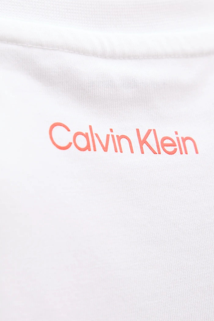 Βαμβακερό μπλουζάκι Calvin Klein Jeans LV047D209G λευκό