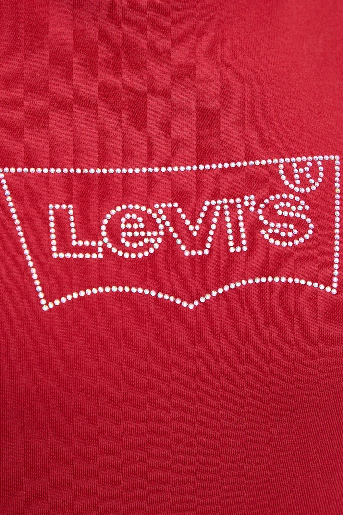 Bavlněné tričko Levi's 17369.3310 červená