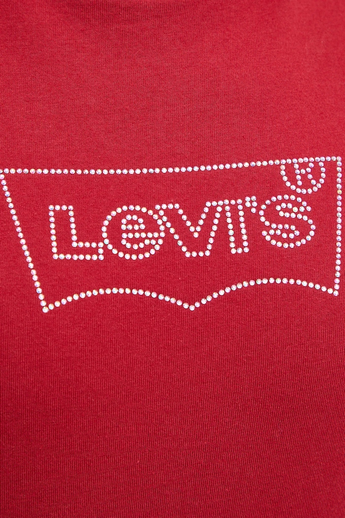 Bavlněné tričko Levi's 17369.3310 červená