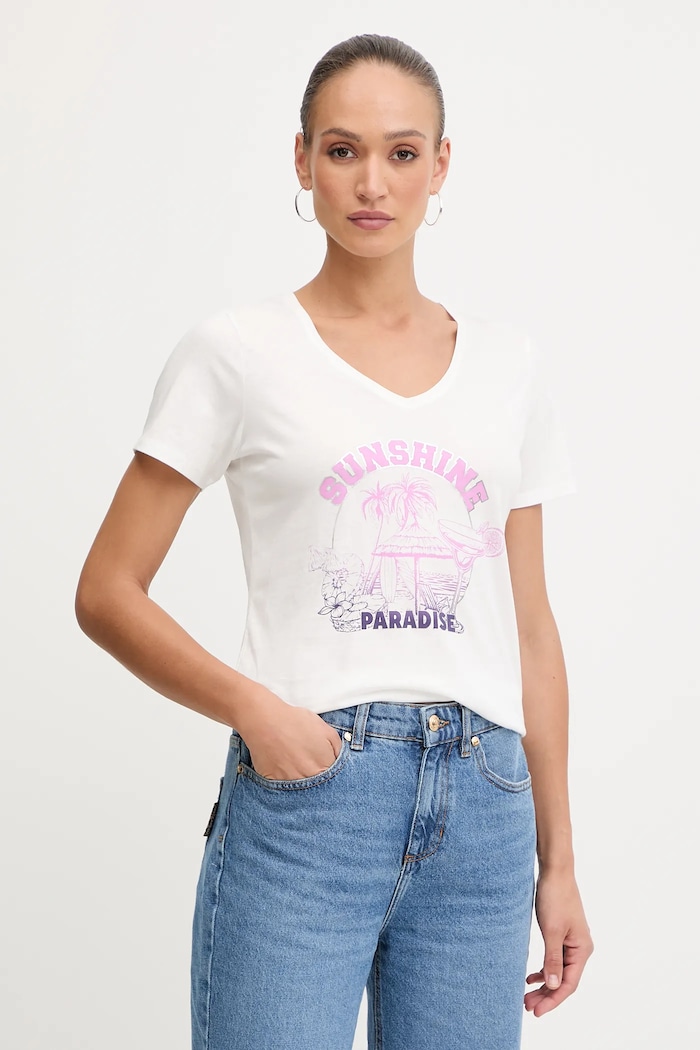 Morgan Tricou alb DSUNY