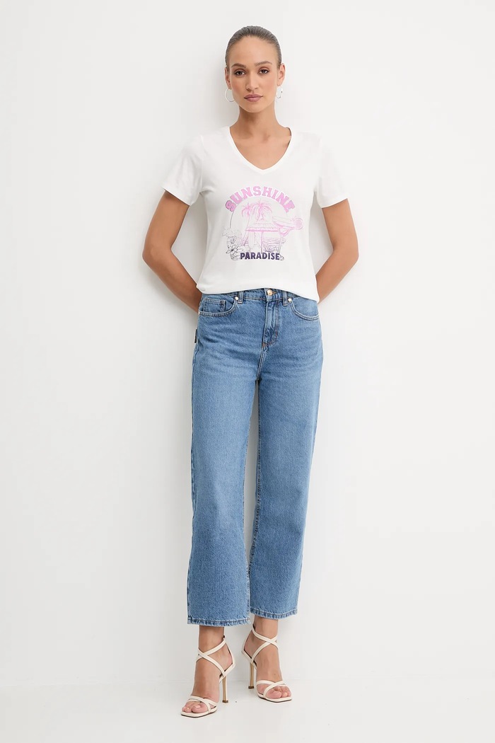 Morgan Tricou DSUNY alb AW25
