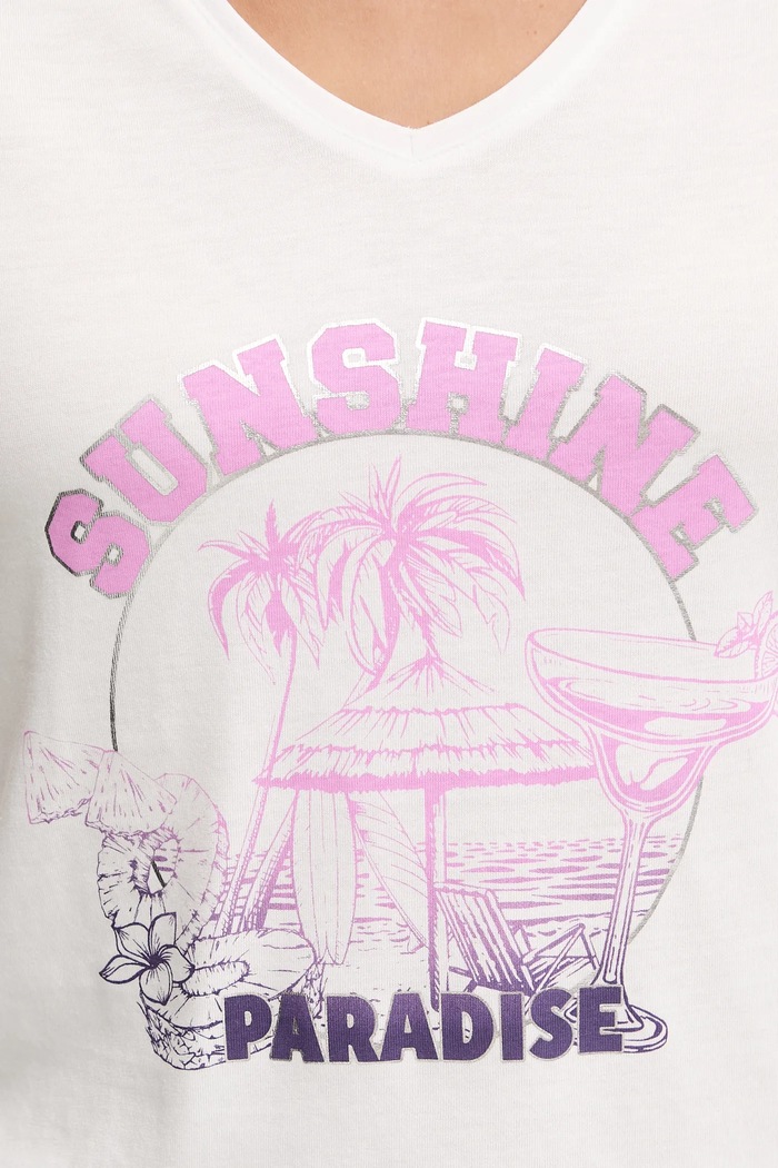 Tricou Morgan alb DSUNY
