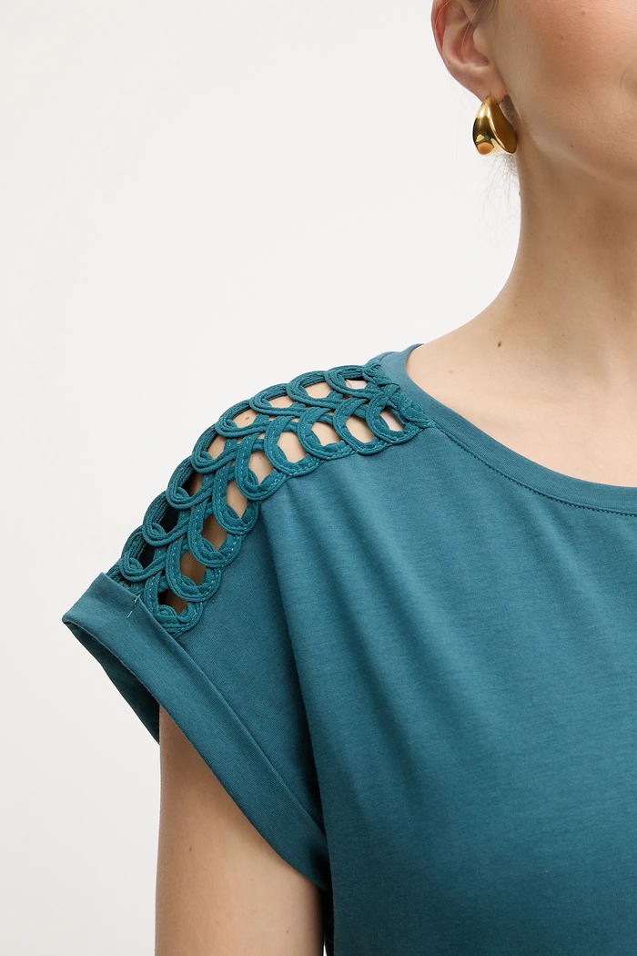 Morgan t-shirt turchese DUANE