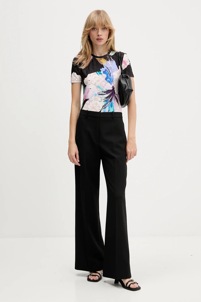 Desigual tricou VIENA 25WWTK52 negru AW25