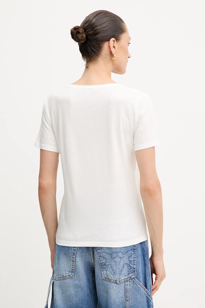 Odzież Morgan t-shirt DEMO biały