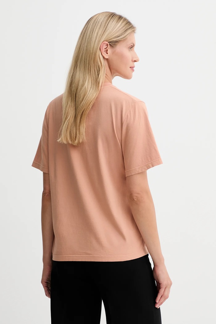 Ρούχα Βαμβακερό μπλουζάκι MM6 Maison Margiela S62GD0210.M20115.220 πορτοκαλί