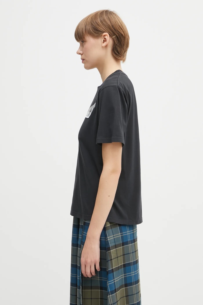 Βαμβακερό μπλουζάκι MM6 Maison Margiela S62GD0210.M20115.900 μαύρο AW25