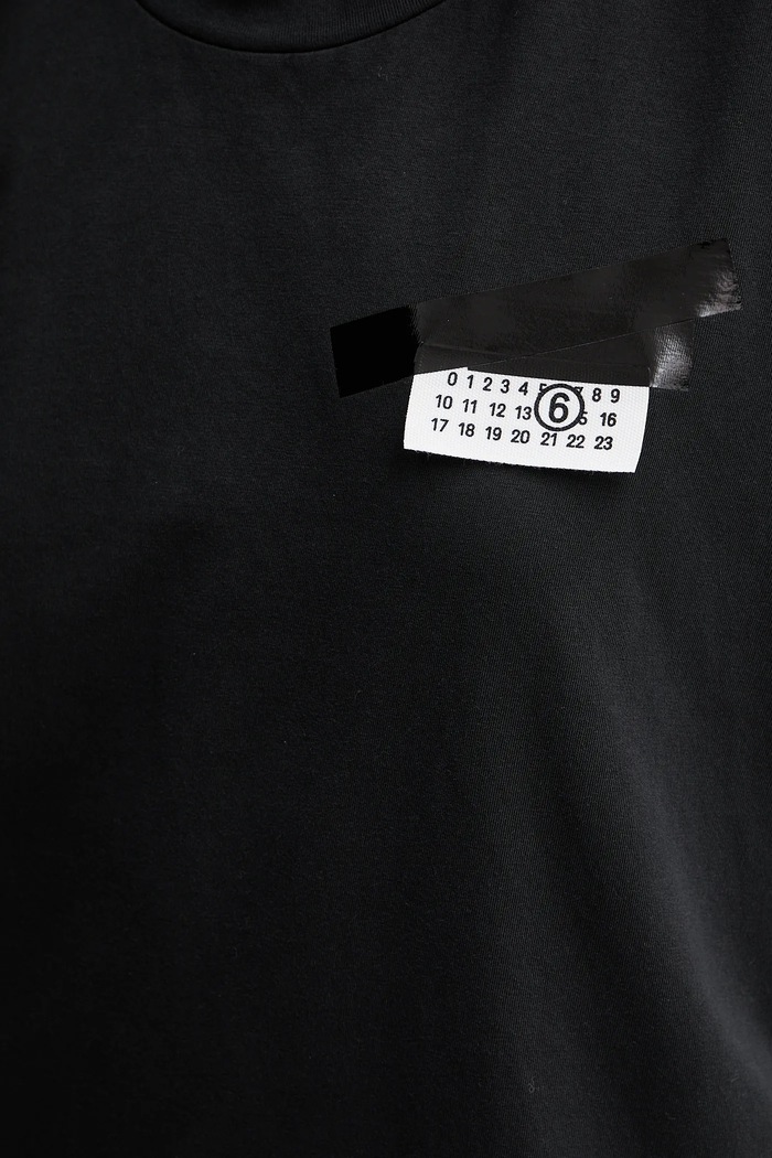 MM6 Maison Margiela t-shirt bawełniany S62GD0210.M20115.900 czarny