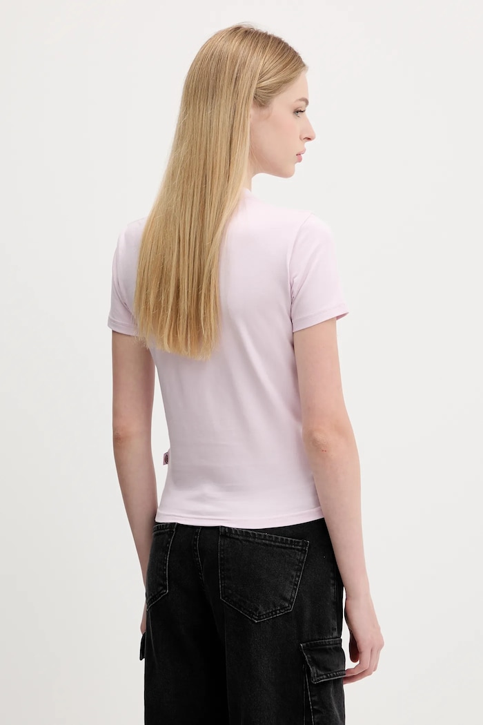 Ruházat Dickies t-shirt DK0A4ZAO rózsaszín