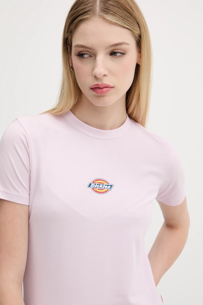 Dickies t-shirt rózsaszín DK0A4ZAO