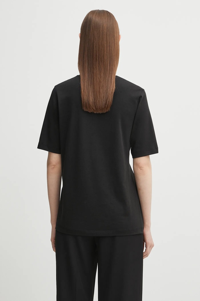 Odzież Kenzo t-shirt bawełniany Gots Drap Detail Loose FF62TS3514SG czarny