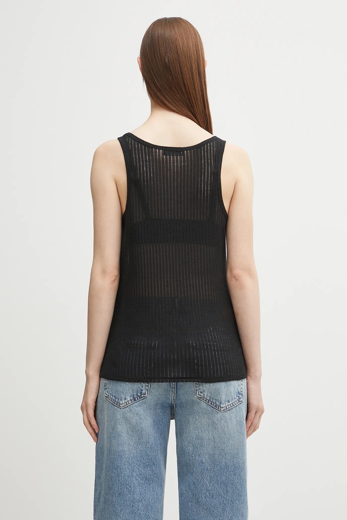 Clothing Anine Bing top eugene A.08.11256 black