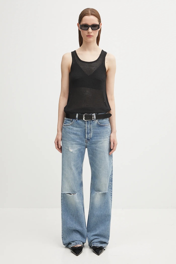 Anine Bing top eugene A.08.11256 black