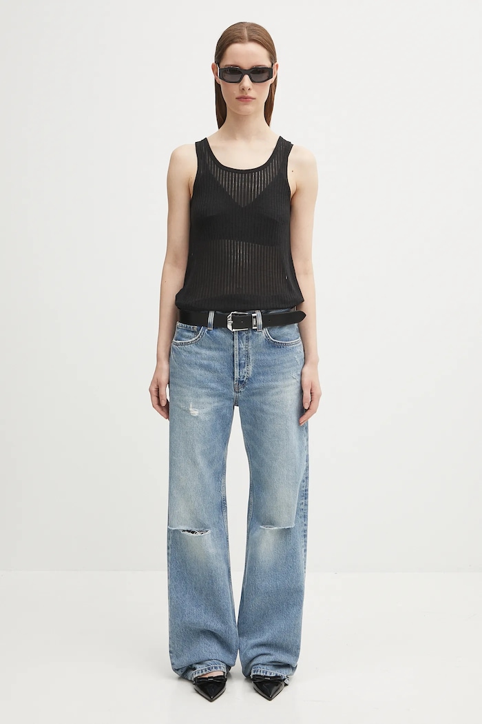 Anine Bing top eugene A.08.11256 black