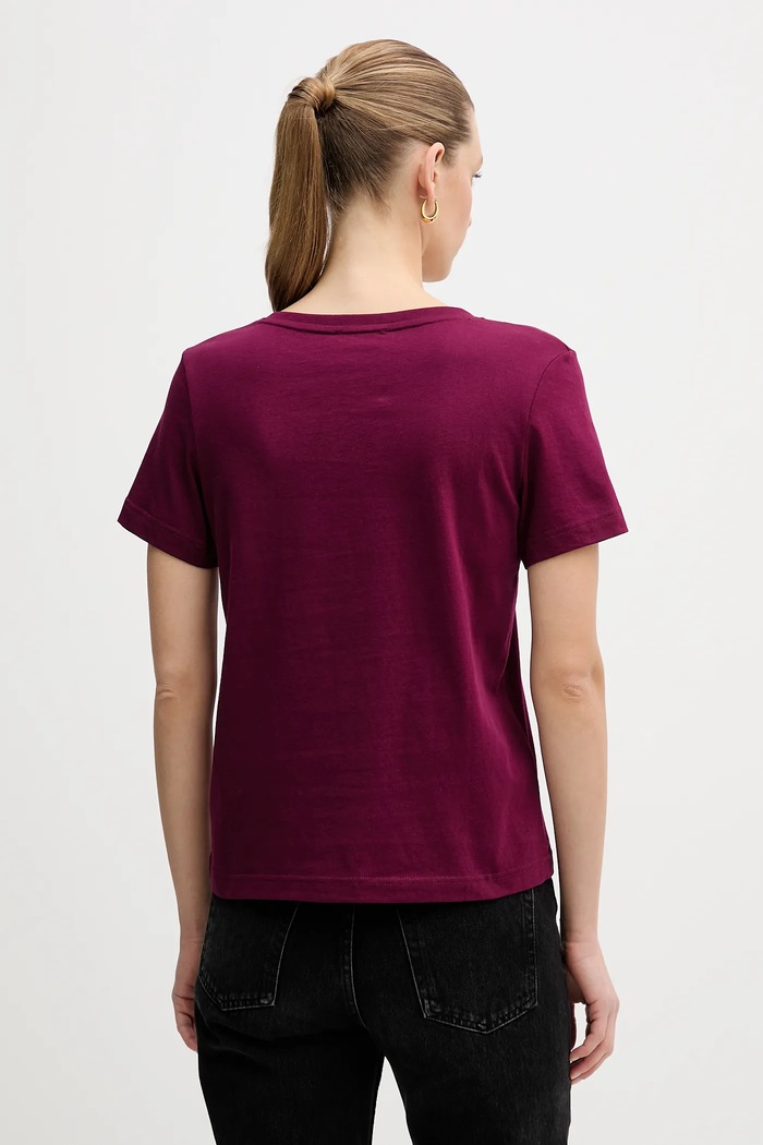 Oblečení Bavlněné tričko Calvin Klein Jeans LV047B205G fialová