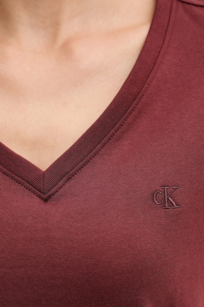 Calvin Klein Jeans pamut póló LV047B205G piros