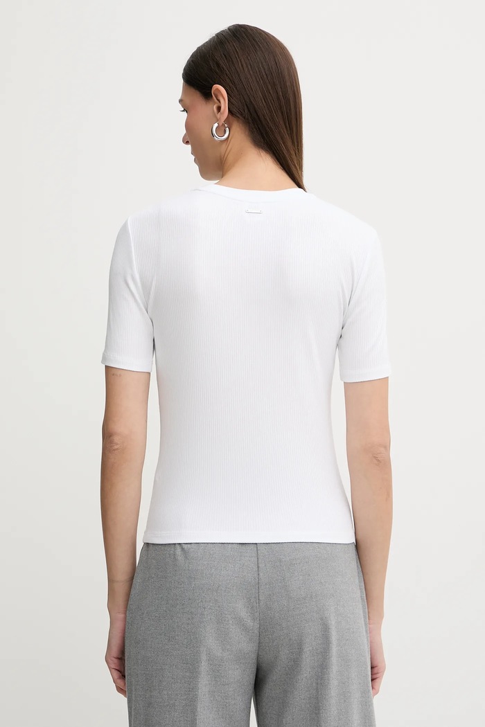 Oblečenie Calvin Klein tričko dámske z modalom LV044D246G biela