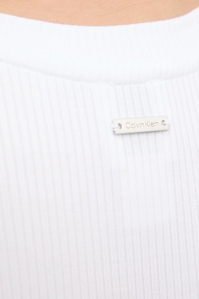 Calvin Klein tričko dámske z modalom LV044D246G biela