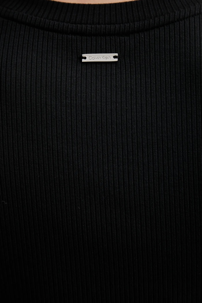 Calvin Klein tričko dámske z modalom LV044D246G čierna