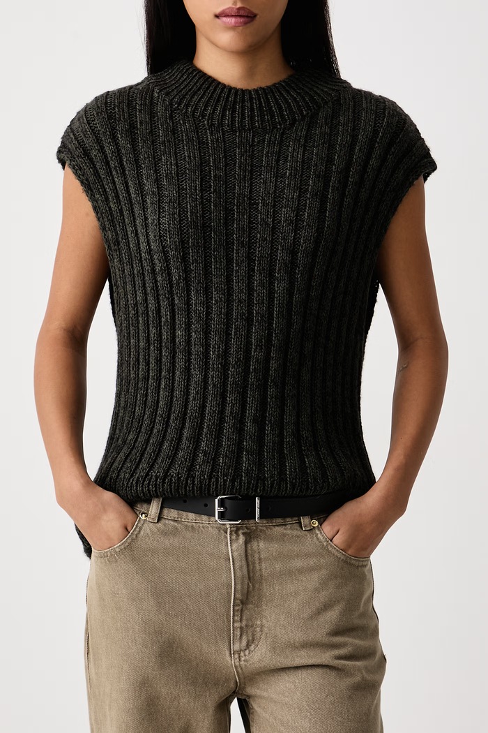 Barbour Telovnik ženski z volno ANASTASIA LKN1664 zelena AW25