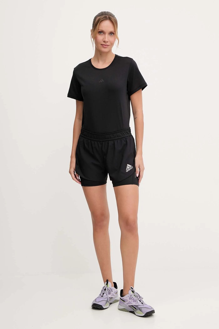 Tričko na jogu adidas Performance Motion JM4479 čierna SS26