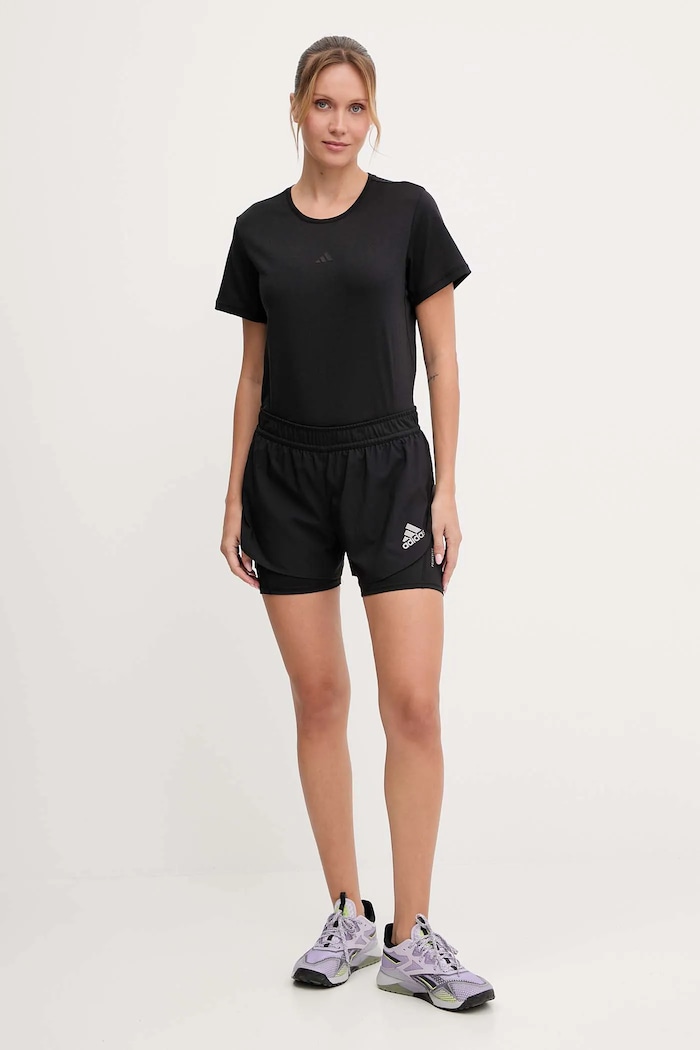 Tričko na jogu adidas Performance Motion JM4479 čierna SS26
