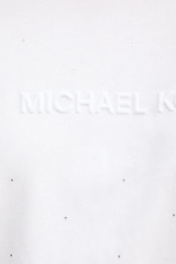 Bavlněné tričko MICHAEL Michael Kors MF551TR2ZU bílá