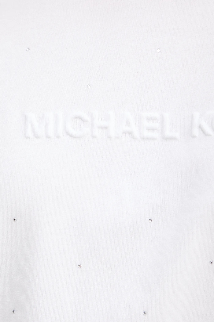 Bavlněné tričko MICHAEL Michael Kors MF551TR2ZU bílá