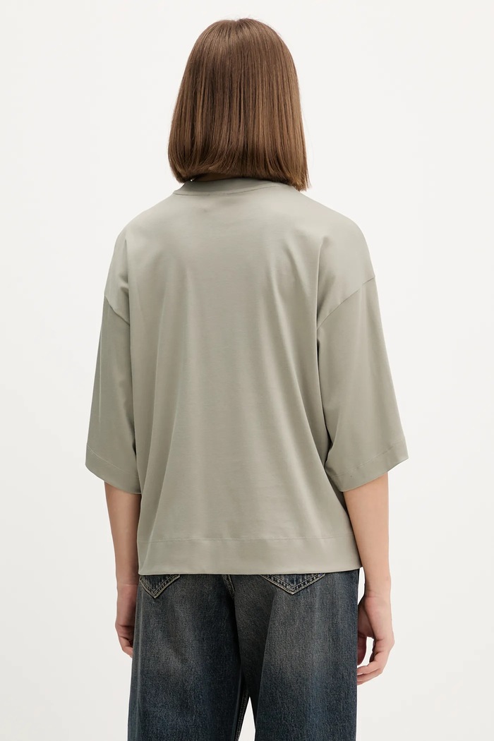 Îmbrăcăminte adidas tricou din bumbac Soft Lux JW5068 verde