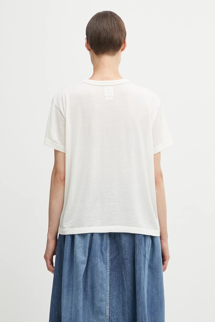 Clothing Visvim wool t-shirt carree tee s/s 325105010006 beige
