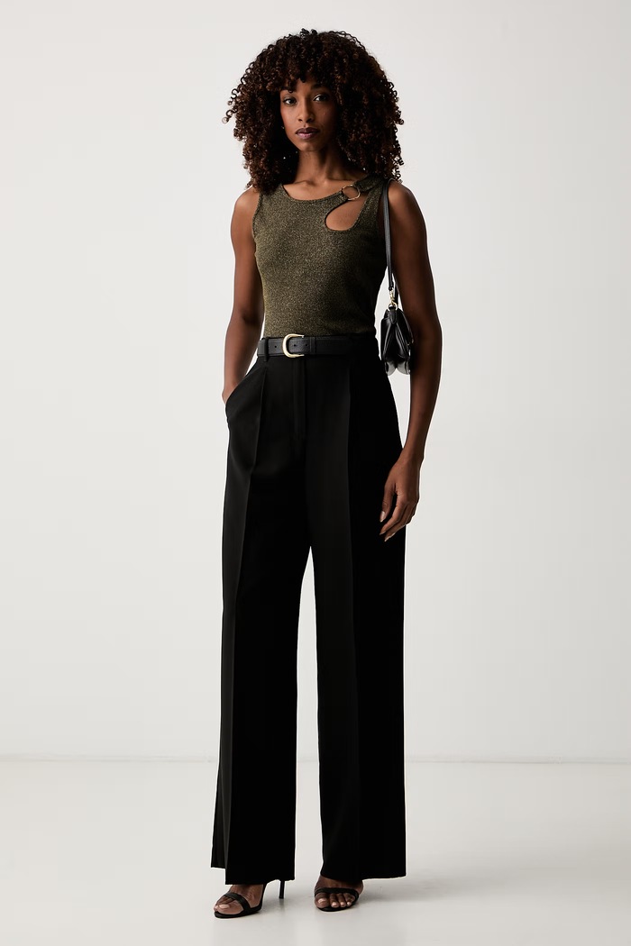 Morgan Top damski DESI zielony AW26